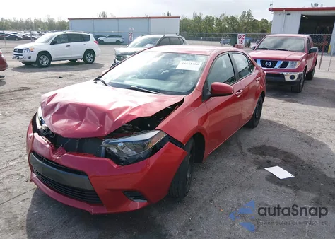 2016 Toyota Corolla Le from USA, damaged, VIN 5YFBURHE6GP400985